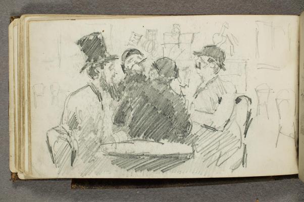 Men at a Café Table