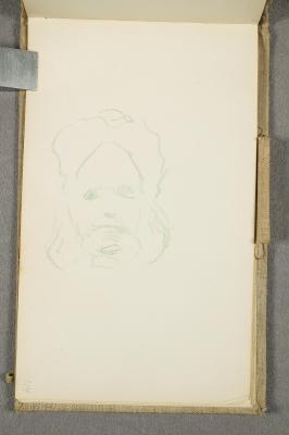Portrait Sketch of Henrik Ibsen (?)