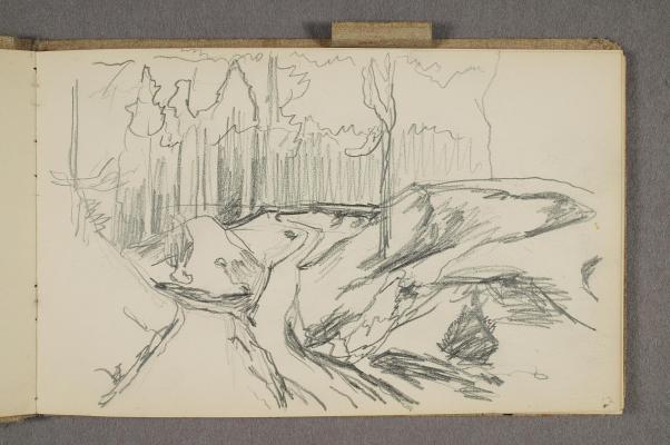 Sketch for "Scene from Thüringerwald"