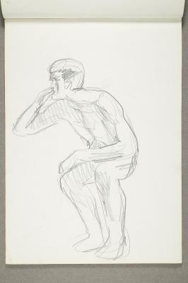 Seated Naked Male
