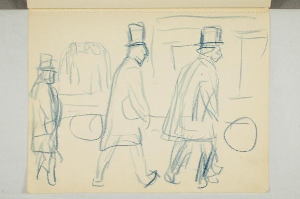 Three Men with Top Hats