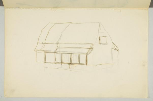 Architectural Sketch. Studio Building