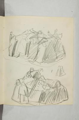 Two Sketches for a Monumental Sculpture