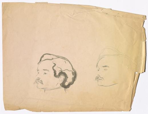 Two Portraits of Max Dauthendey
