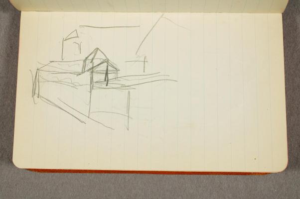 Architectural Sketch. The Southern and Northern Studios