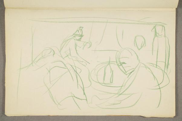 Sketch for "The Death of the Bohemian"