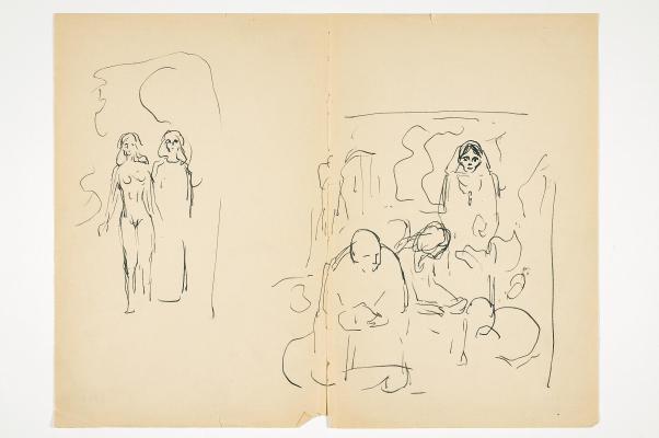 When We Dead Awaken: a) Maia and the Nun b) Rubek, Irene and the Nun