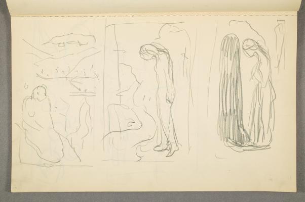 Three Motifs of Women in a Landscape. Idea for a Frieze?