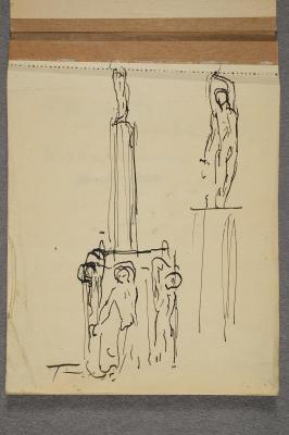 Two Drafts for a Sculpture