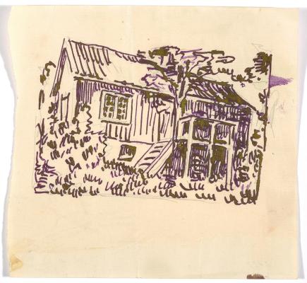 Original Drawing for "The Cabin in Åsgårstrand"