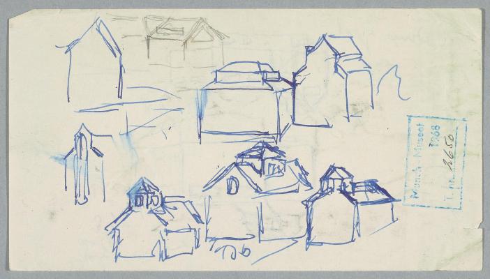 Architectural Sketches. Studios at Ekely