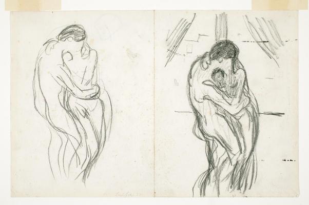 Two Sketches for "Kiss"