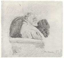 Christian Munch i sofaen