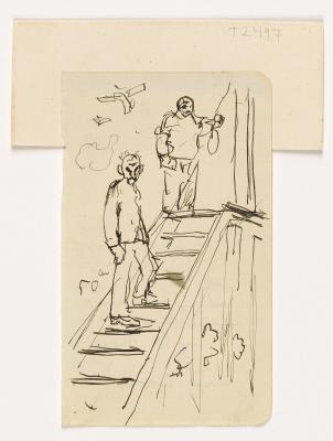 Man Ascending to the Scaffold