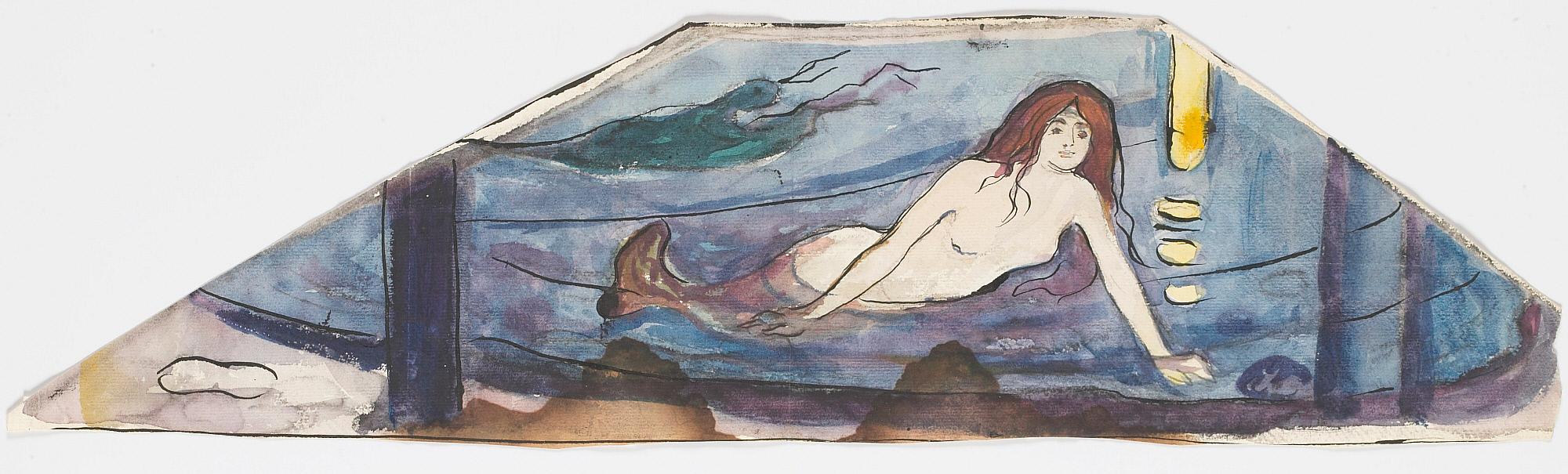 edvard munch mermaid