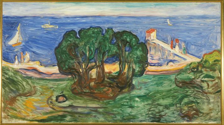 Trees by the Beach (The Linde Frieze)
