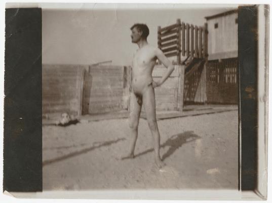 Nude Self-Portrait, Warnemünde
