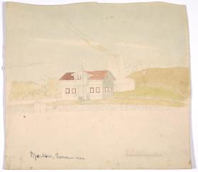 Hus ved sjøen. Bottolfsens villa.