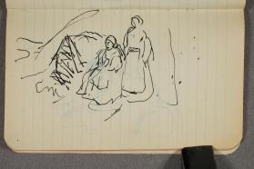 Peer Gynt (?): Mor Åse og Solveig