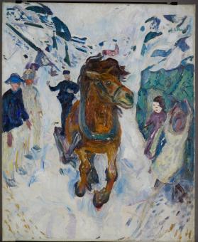 Galopperende hest