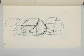 Arkitekturskisse. To atelierer