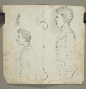 Portretter av to unge menn